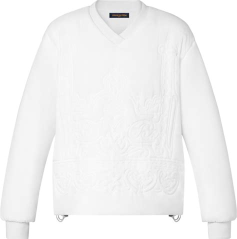 white louis vuitton sweatshirt|louis vuitton sweatshirt women's.